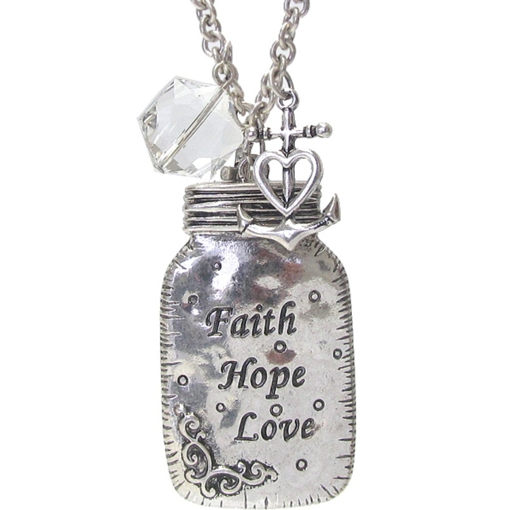 Inspiration jar necklace